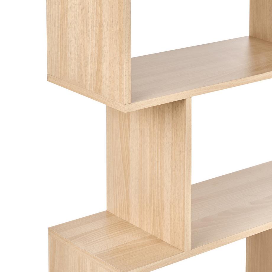 Beliani Bibliothèque 6 étagères en Panneau de particules Scandinave VALDOSA  