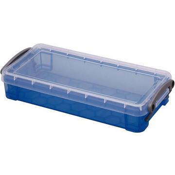 REALLY USEFUL BOX Kunststoffbox 0,55lt 68501606 transparent blau