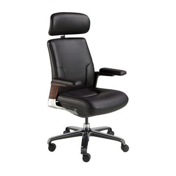 Fauteuil de bureau pivotant en similicuir