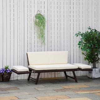 Outsunny Polyrattan Gartensofa  