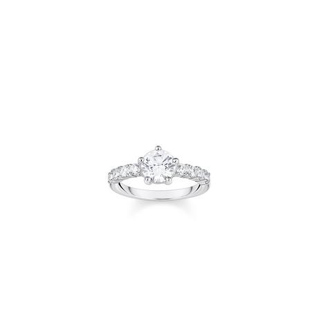 Thomas Sabo  Ring Silver Solitaire 