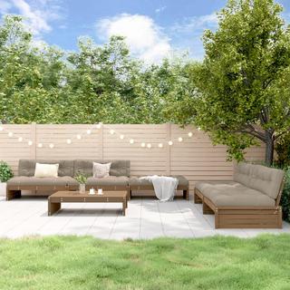 VidaXL Salon de jardin bois  