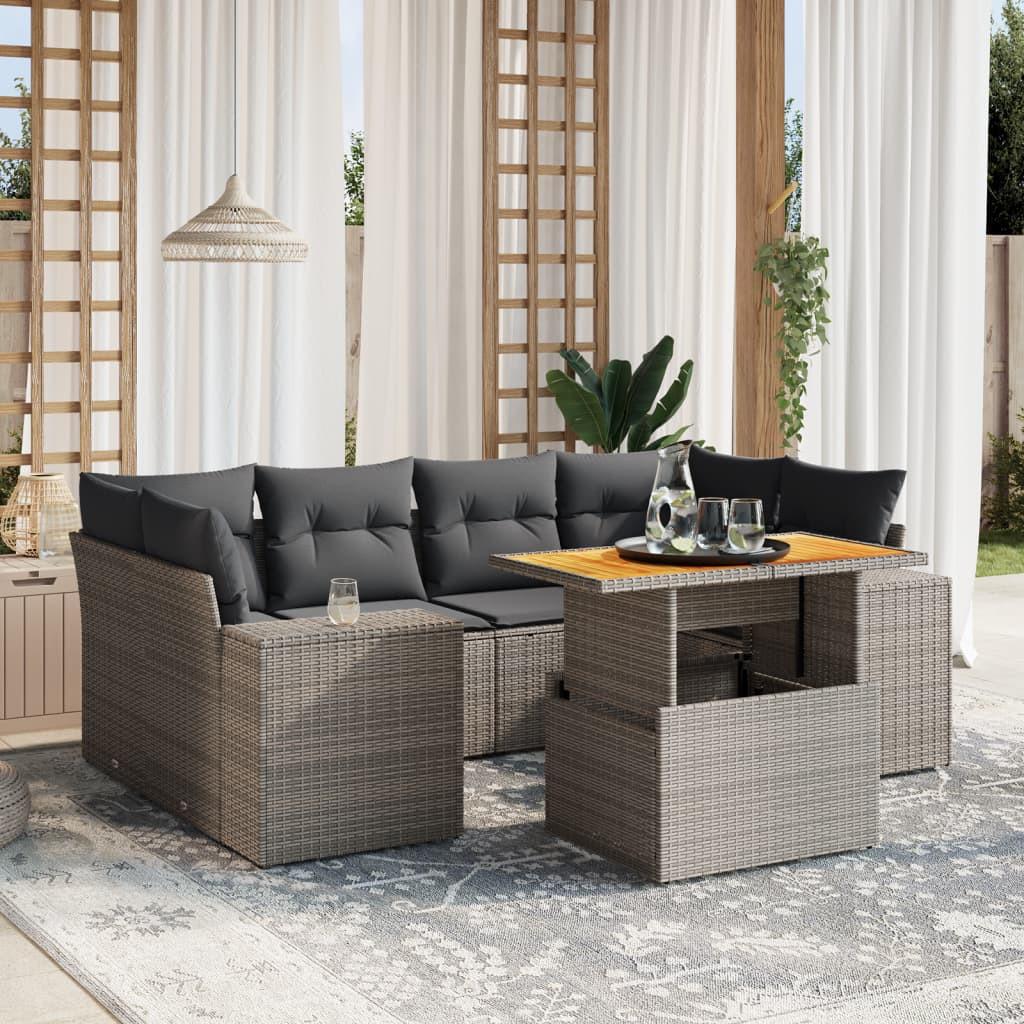 VidaXL Garten sofagarnitur poly-rattan  