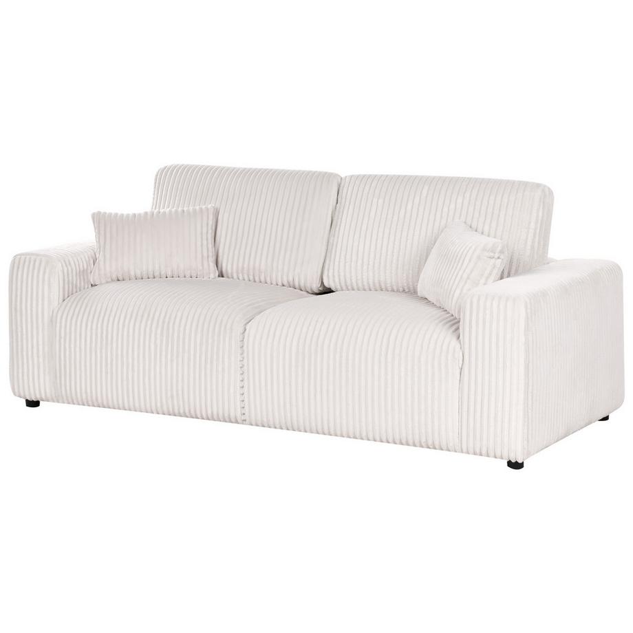 Beliani 3 Sitzer Sofa aus Cord  SANDORA  
