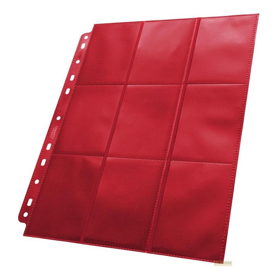 Ultimate Guard  Ultimate Guard 18-Pocket Pages Side-Loading (50) - Red 
