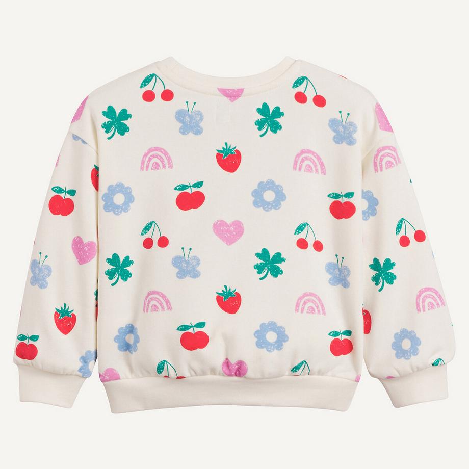 La Redoute Collections  Sweatshirt mit rundem Ausschnitt und Allover-Druck? 