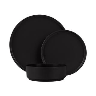 Berlinger Haus  Tellerset 18 teilig Matte Black Collection 