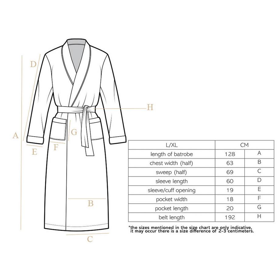 Tiseco COSY Peignoir Microflanelle  