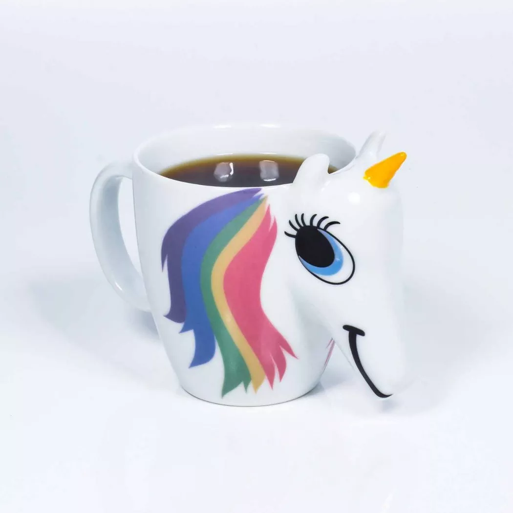Thumbs Up! - Unicorn with color change - Becher
