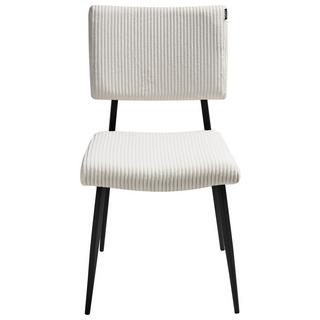 Beliani Lot de 2 chaises de salle à manger en Velours côtelé Rétro STURGIS  