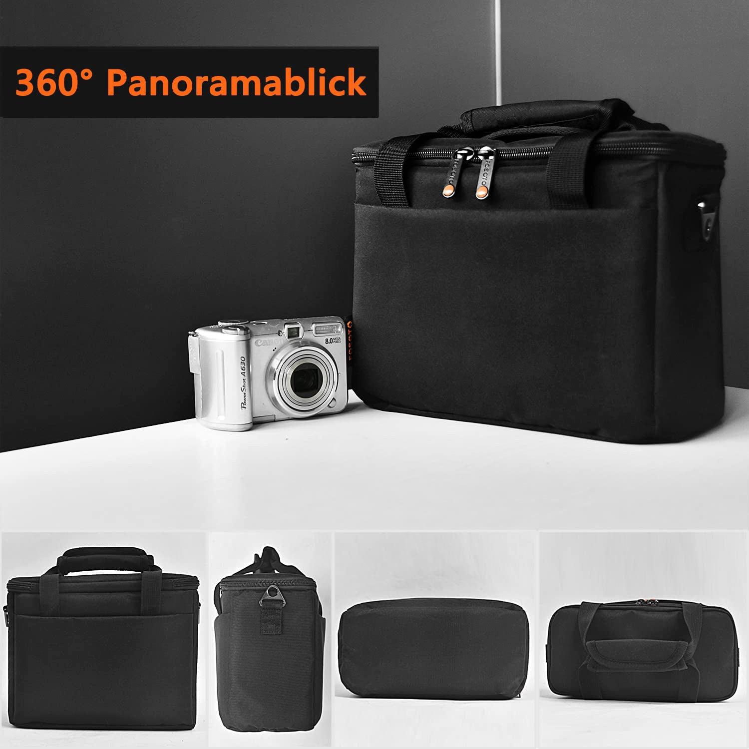 Only-bags.store  Kameratasche SLR Kameratasche SLR Fototasche für Spiegelreflexkameras Kompatibler Objektivblitz 