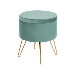 Beliani Pouf en Velours Moderne SILAS  