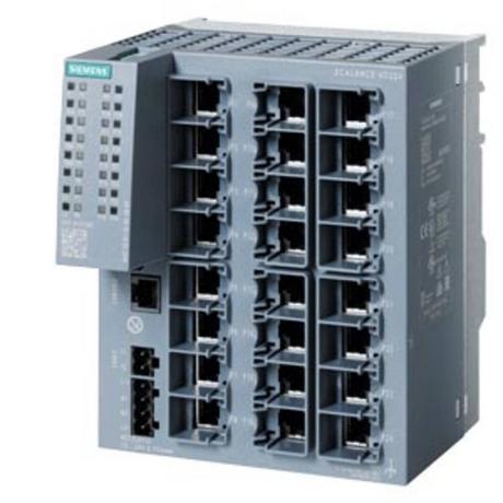 Siemens  SCALANCE XC224, managed Layer 2 switch, 24x RJ45 