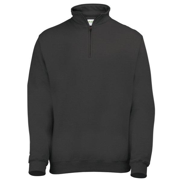 AWDis  Sweatshirt Pullover mit Reißverschluss am Kragen 