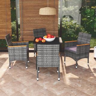 VidaXL Essgruppe poly-rattan  