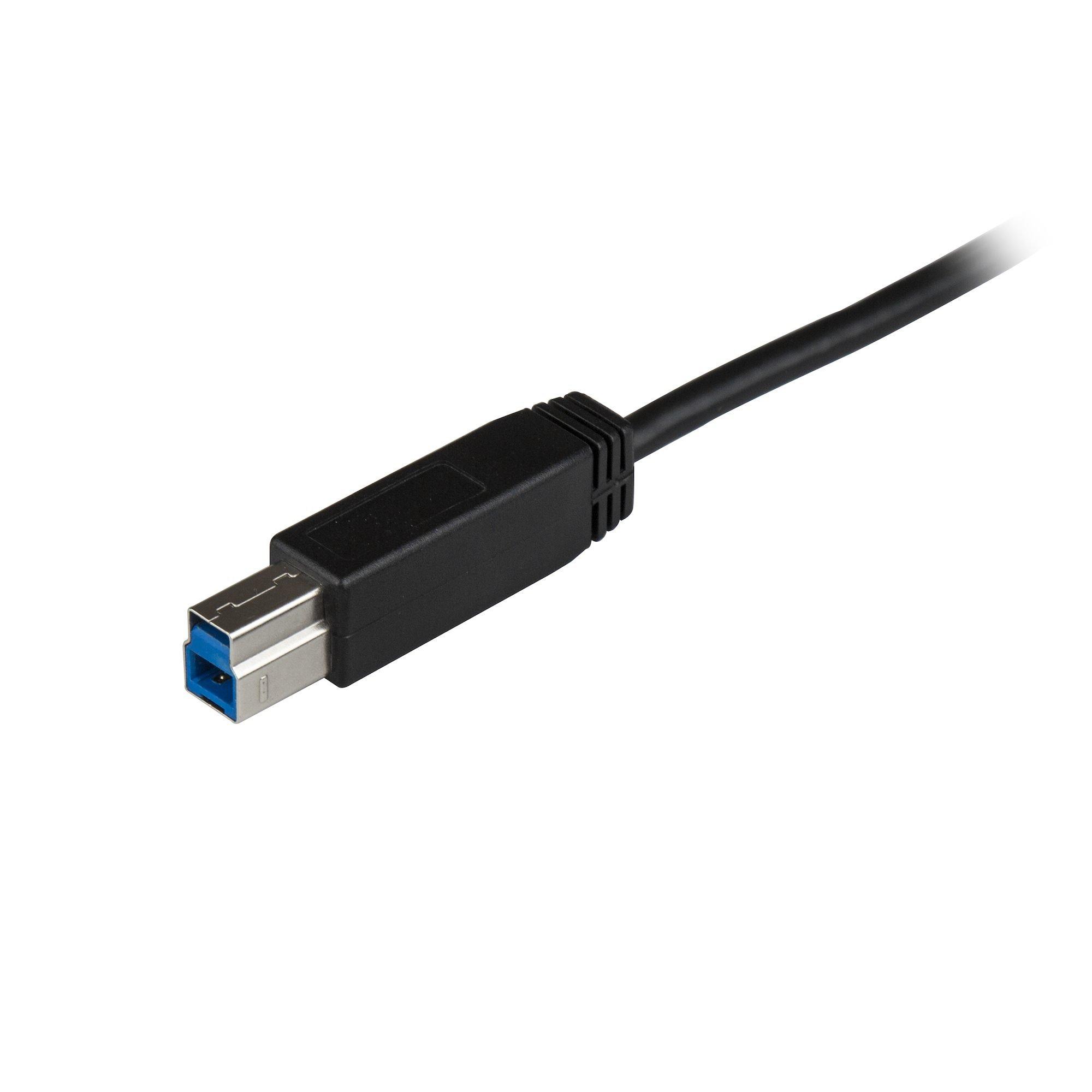 STARTECH.COM  USB31CB1M câble USB 1 m USB 3.2 Gen 2 (3.1 Gen 2) USB C USB B Noir 