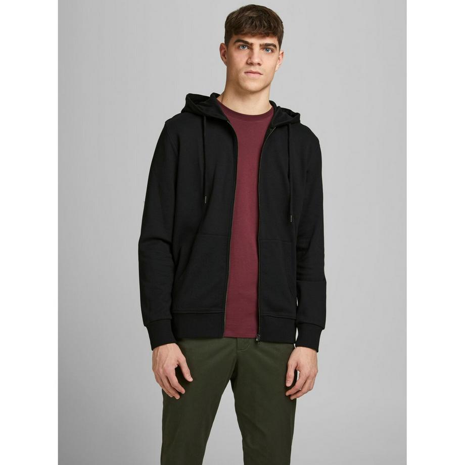 JACK & JONES Basic Zip Hood Felpa con Cappuccio  