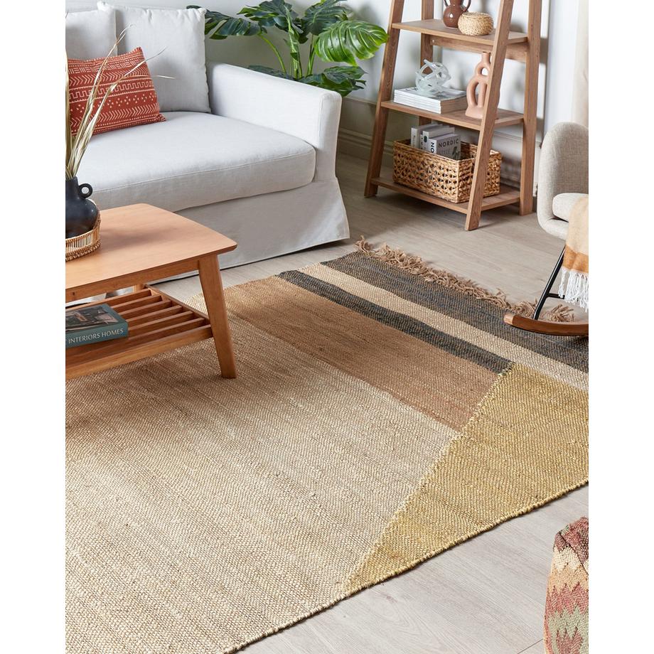 Beliani Teppich aus Jute  SAMLAR  