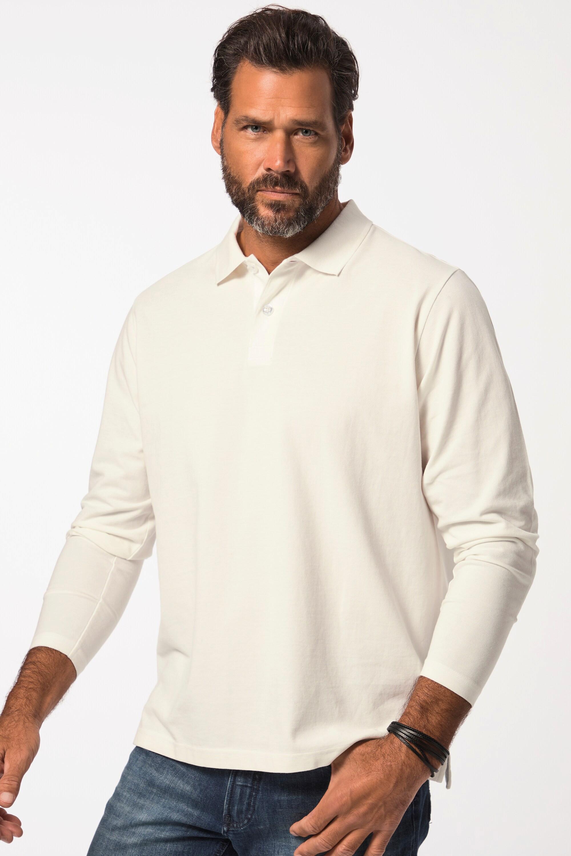 JP1880  Poloshirt, Basic, Langarm, Piqué 