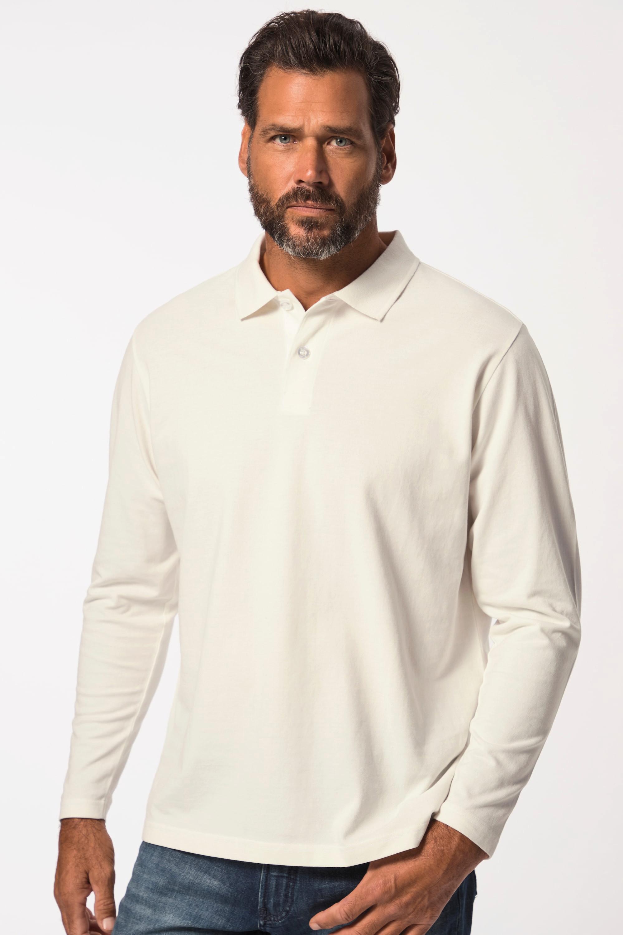 JP1880  Poloshirt, Basic, Langarm, Piqué 