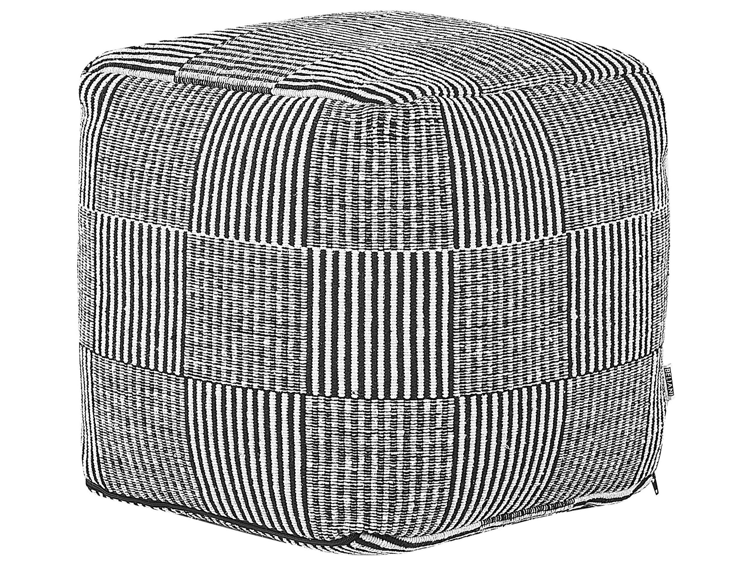 Beliani Pouf en Cotone Moderno PANDRAN  