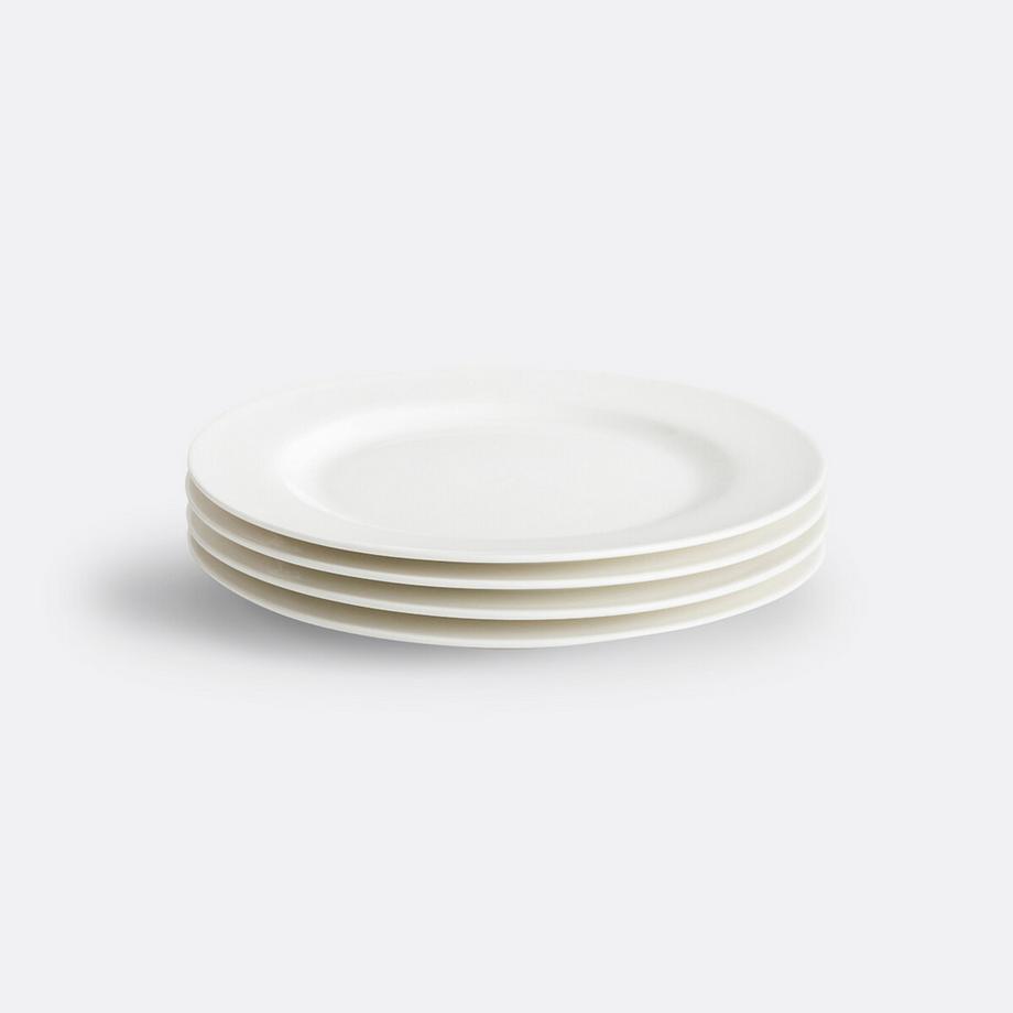 La Redoute Intérieurs Lot de 4 assiettes à dessert en porcelaine  