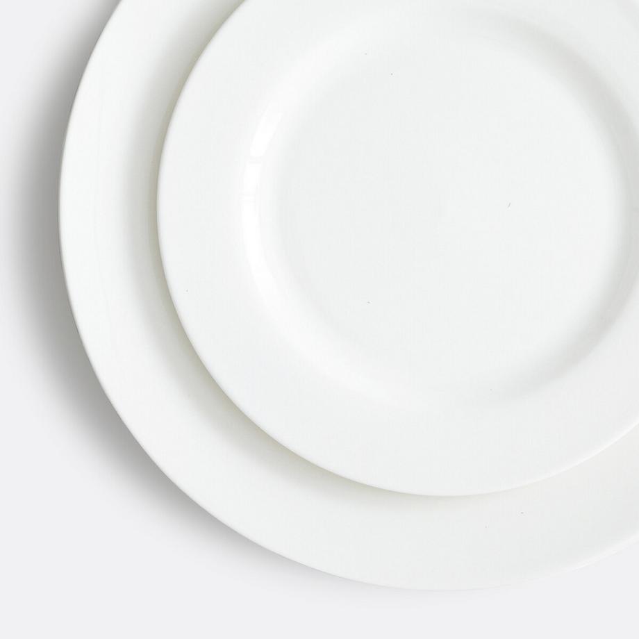 La Redoute Intérieurs Lot de 4 assiettes à dessert en porcelaine  