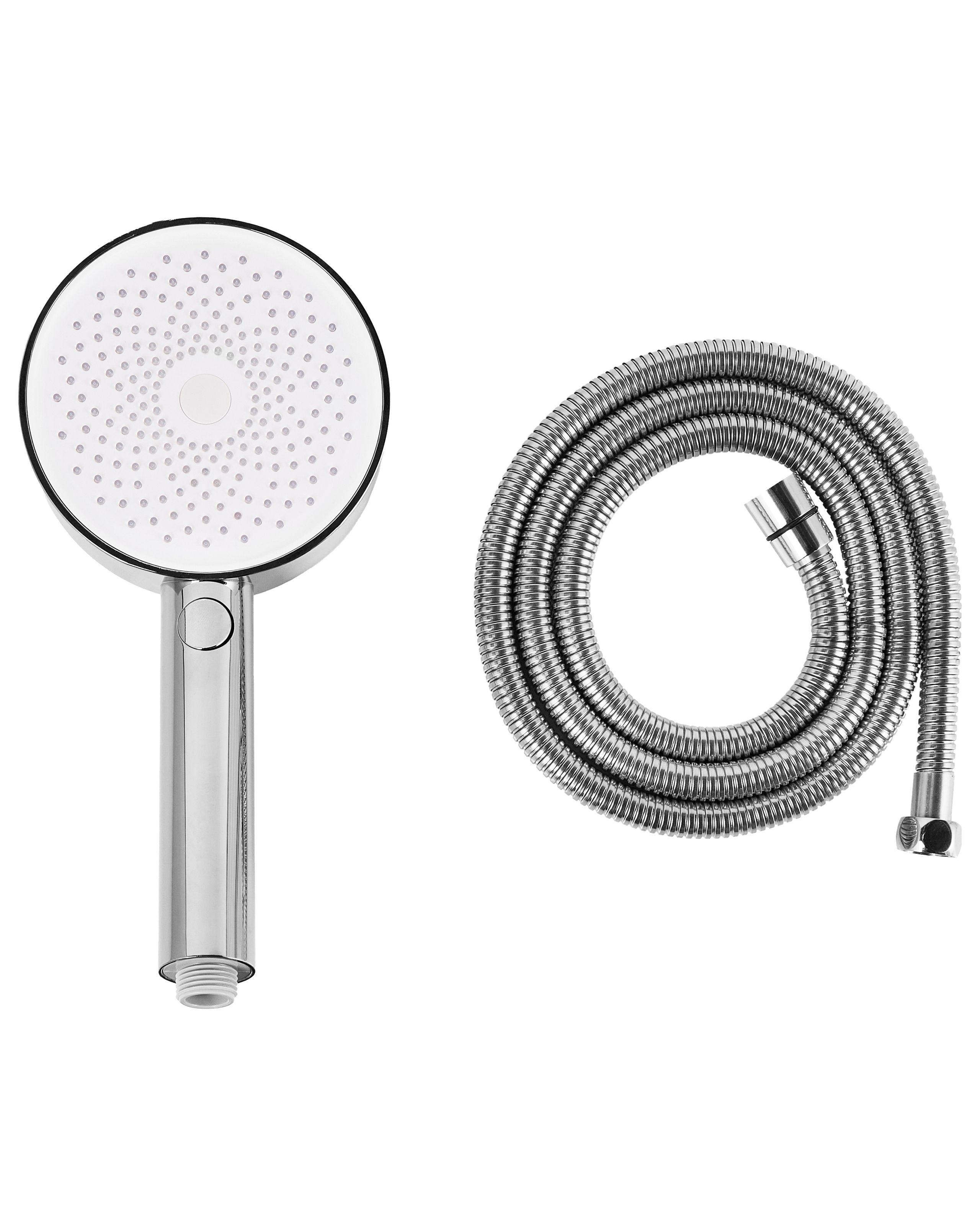 Beliani Duschkopf mit Schlauch aus ABS (robuster Kunststoff) Klassisch UYUCA  