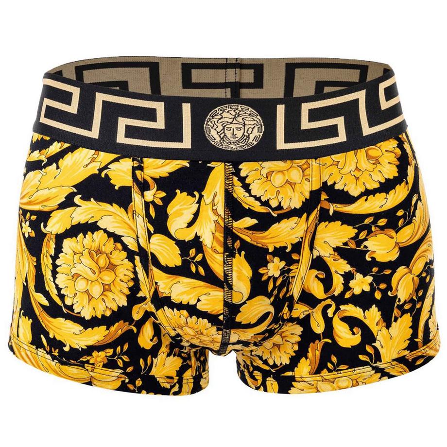 VERSACE Barocco All Over Short Trunk Stretch Organic Jersey Boxershort  