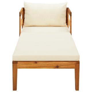 VidaXL Chaise longue bois d'acacia  