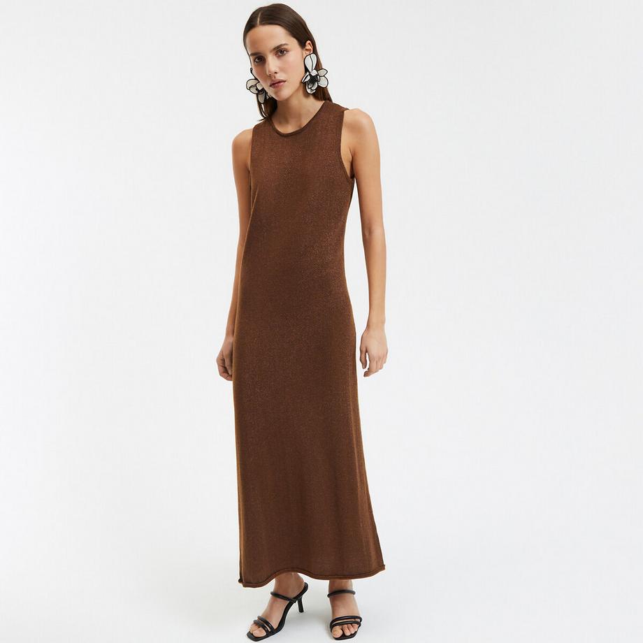 La Redoute Collections Abito lungo svasato senza maniche  