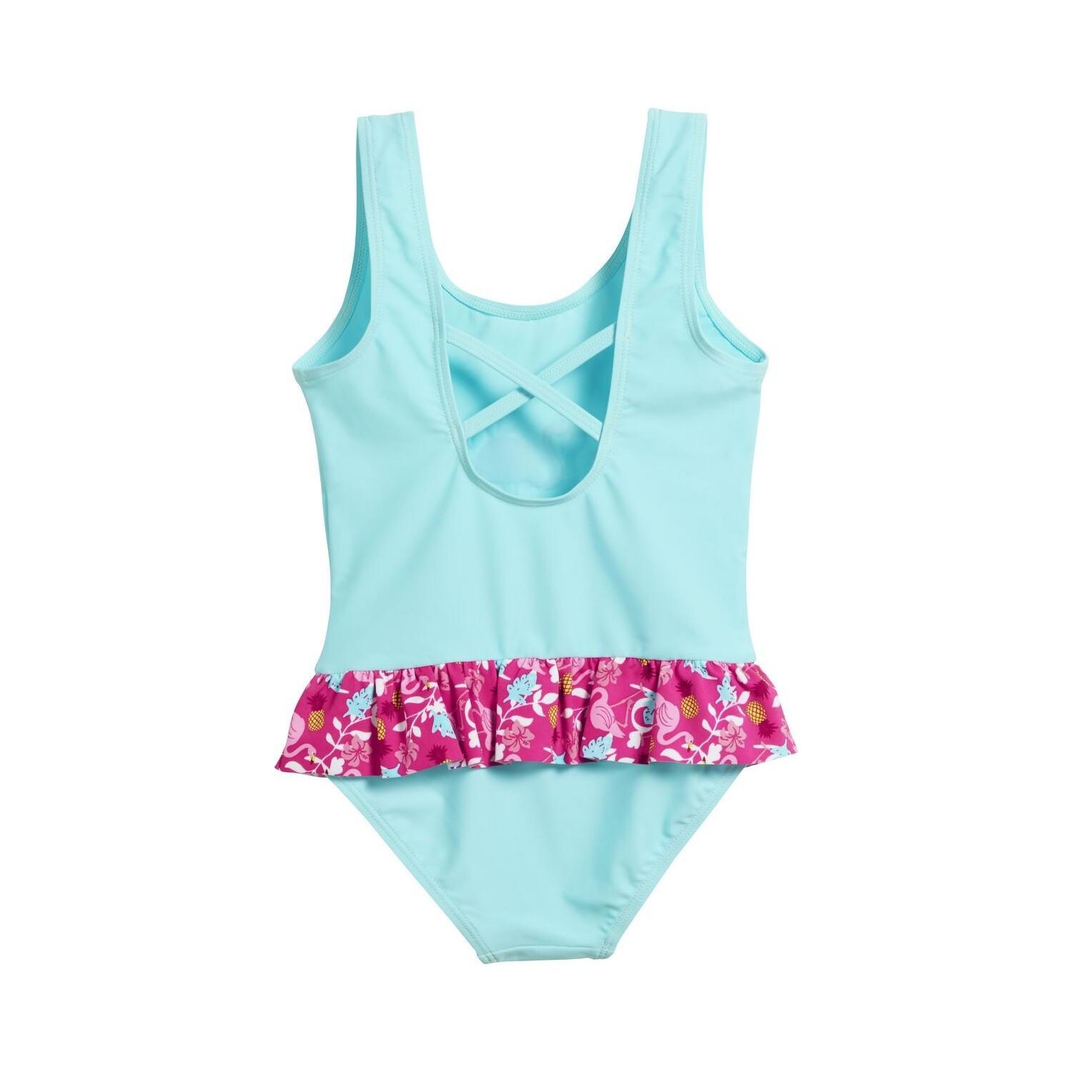 Playshoes  maillot de bain 1 pièce avec protection uv fille flamingo 