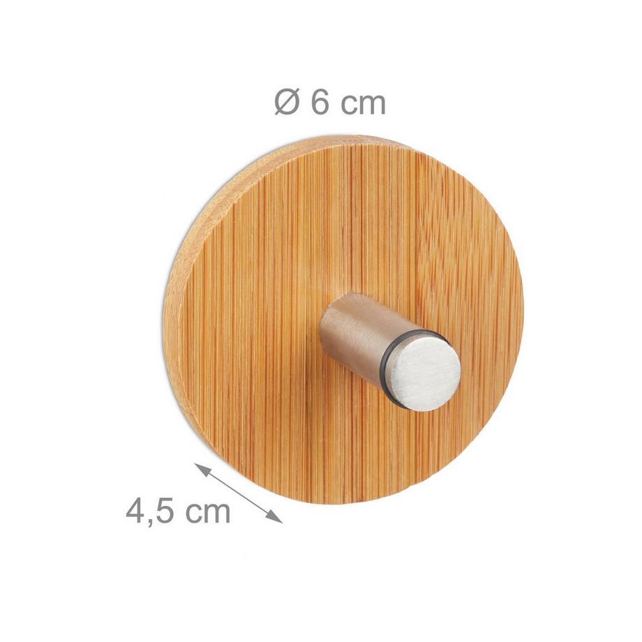 B2X Set di 4 ganci adesivi per asciugamani  