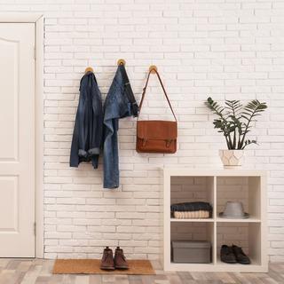 B2X Set di 4 ganci adesivi per asciugamani  