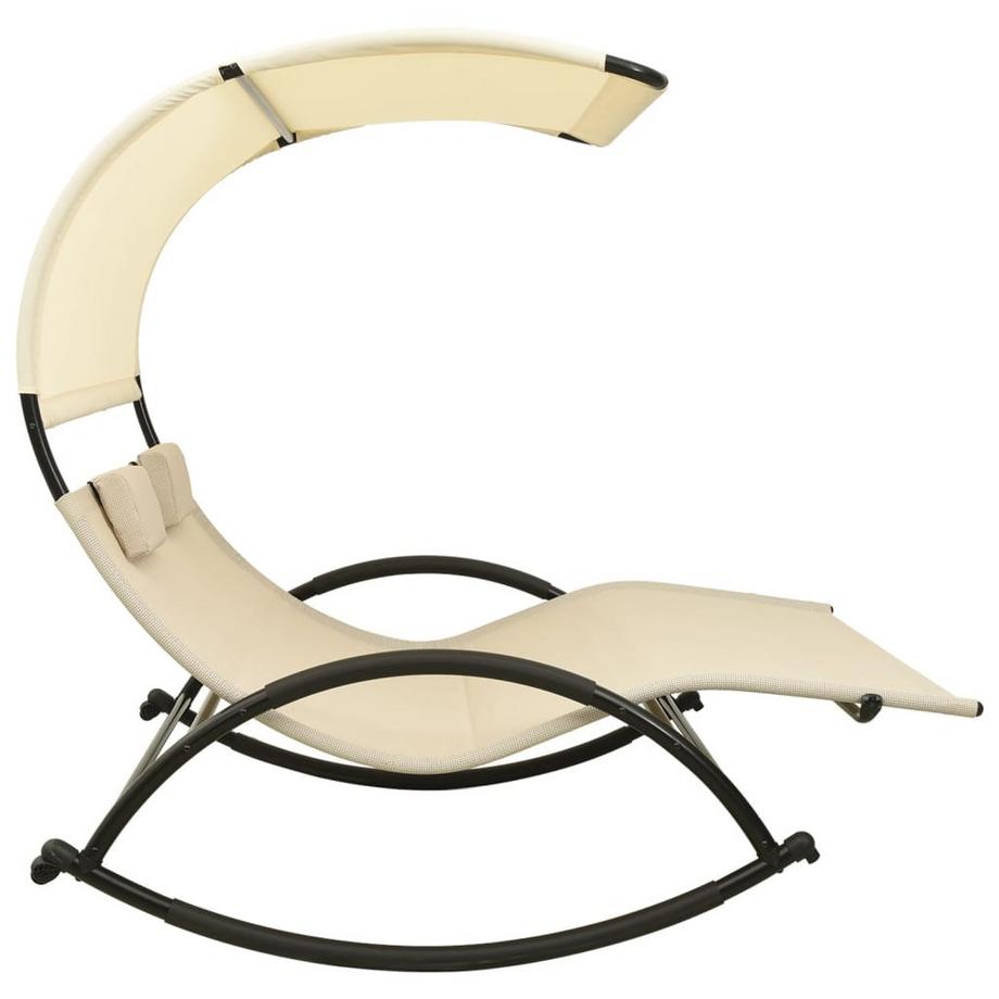 VidaXL Chaise longue acier  