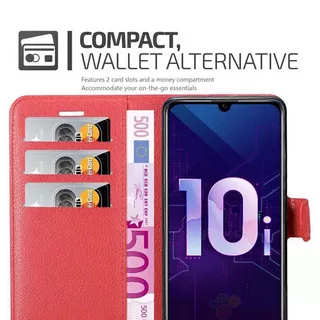 Cadorabo  Housse compatible avec Honor 10i / 20i / 20 LITE / Huawei Enjoy 9S - Coque de protection avec fermeture magnétique, fonction de support et compartiment pour carte 