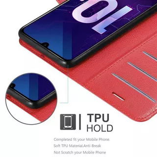Cadorabo  Housse compatible avec Honor 10i / 20i / 20 LITE / Huawei Enjoy 9S - Coque de protection avec fermeture magnétique, fonction de support et compartiment pour carte 