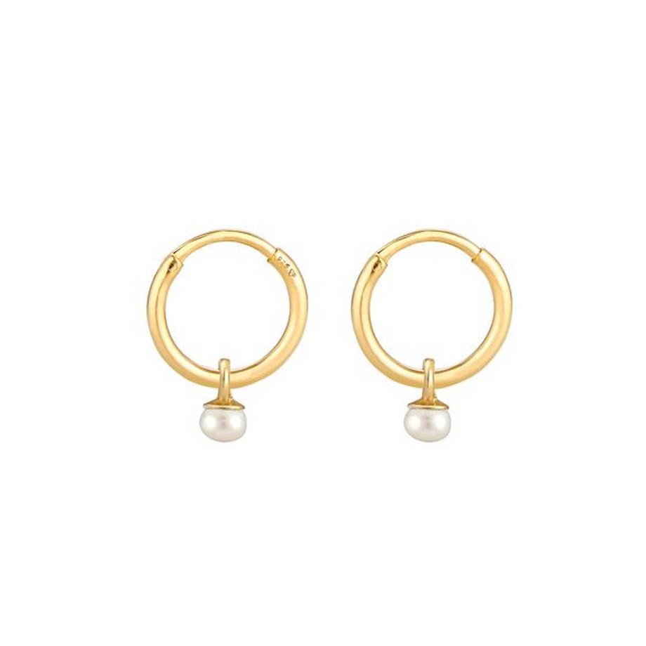 Elli  Boucles d'Oreilles Avec Des Perles De Culture D'eau Douce 