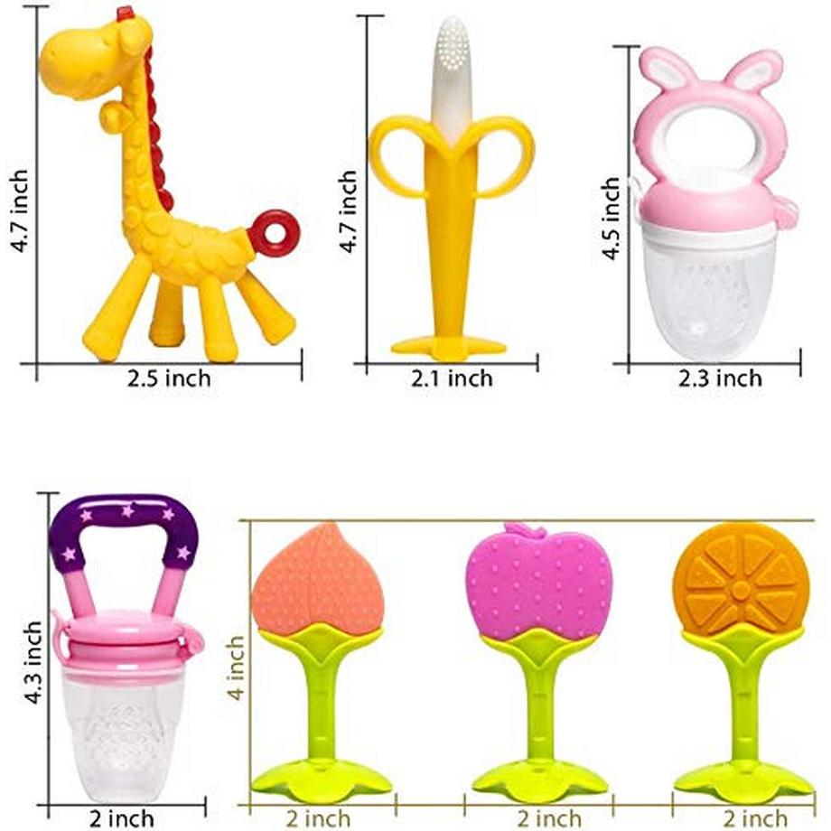 Activity-board  Beißring für Babys 6 Stück Beißring Spielzeug 