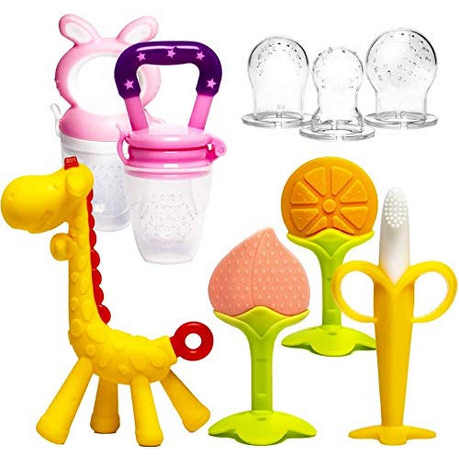 Beißring für Babys 6 Stück Beißring Spielzeug