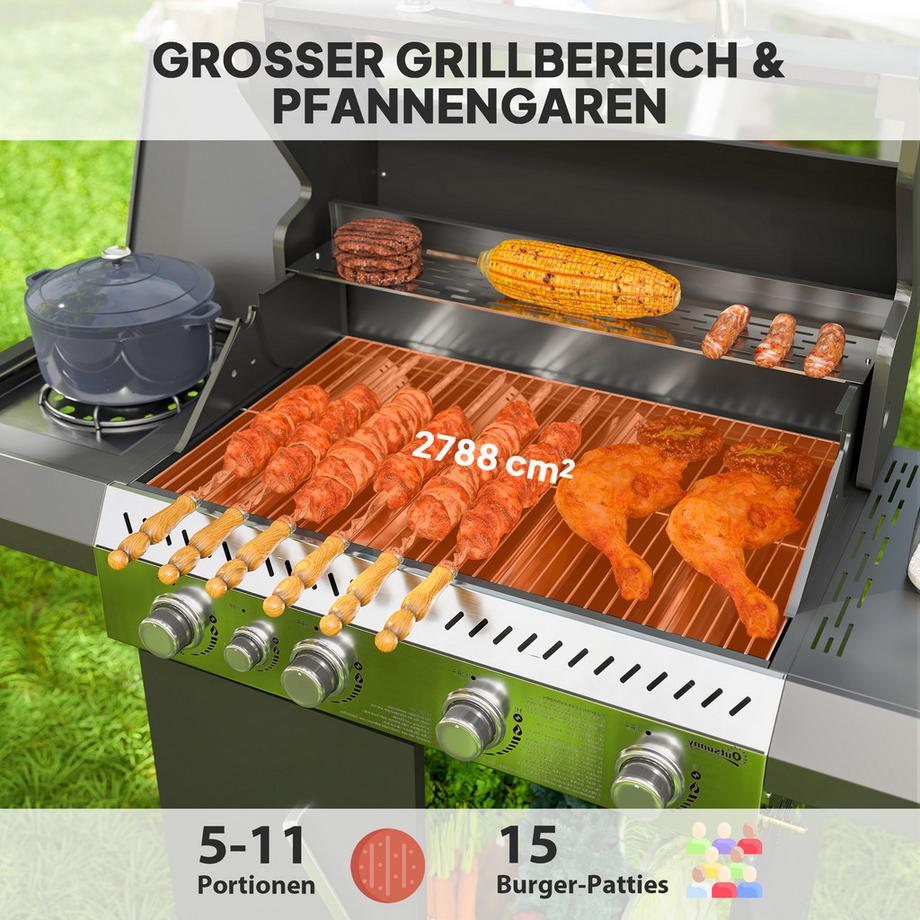 Outsunny  Barbecue à gaz 