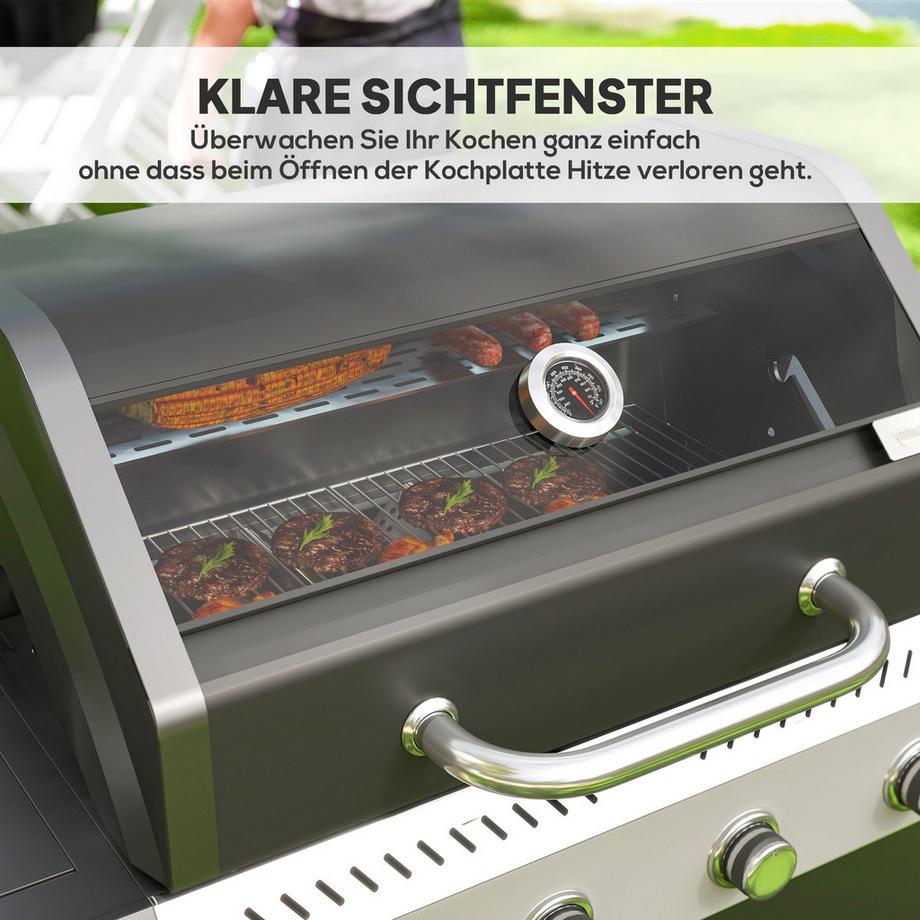 Outsunny  Barbecue à gaz 