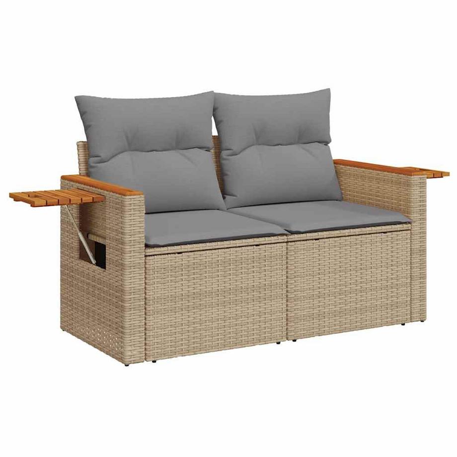 VidaXL set di divani da giardino Polirattan  