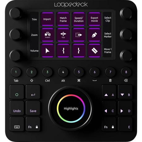 Loupedeck  Console per streaming, editing di foto e video 