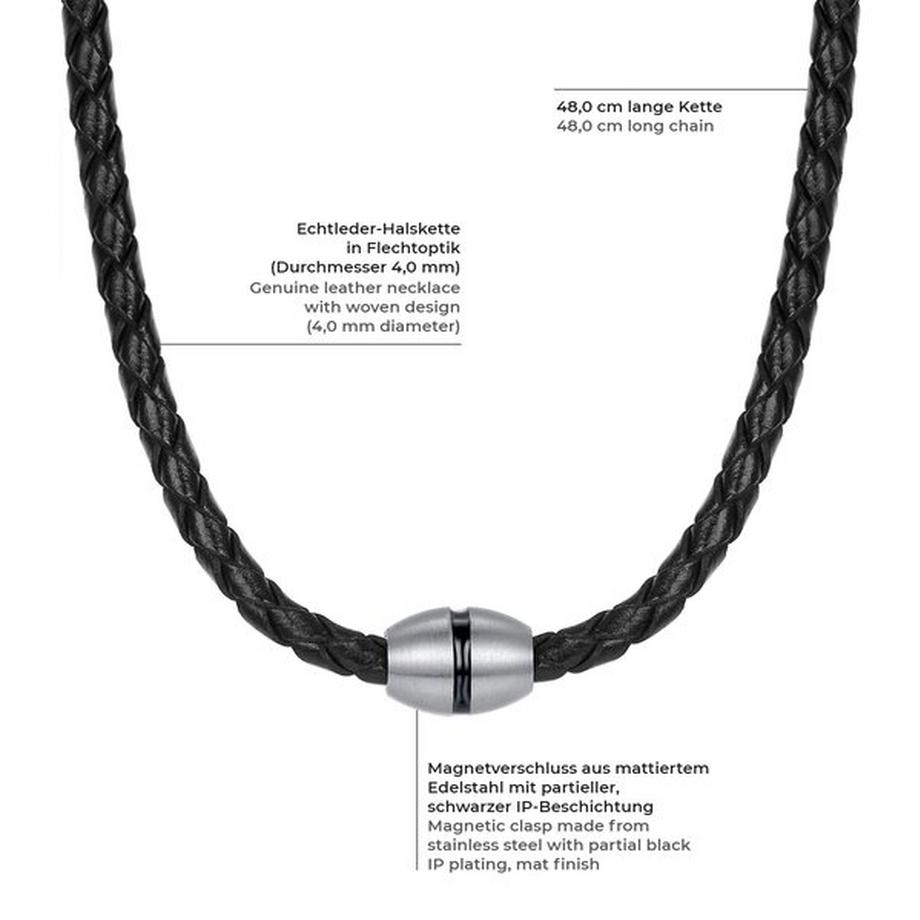 True Rebels  Leder-Kette 