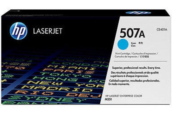 Image of Hewlett-Packard HP Toner-Modul 507A cyan CE401A LJ Enterprise 500 Col. 6000 S. - ONE SIZE