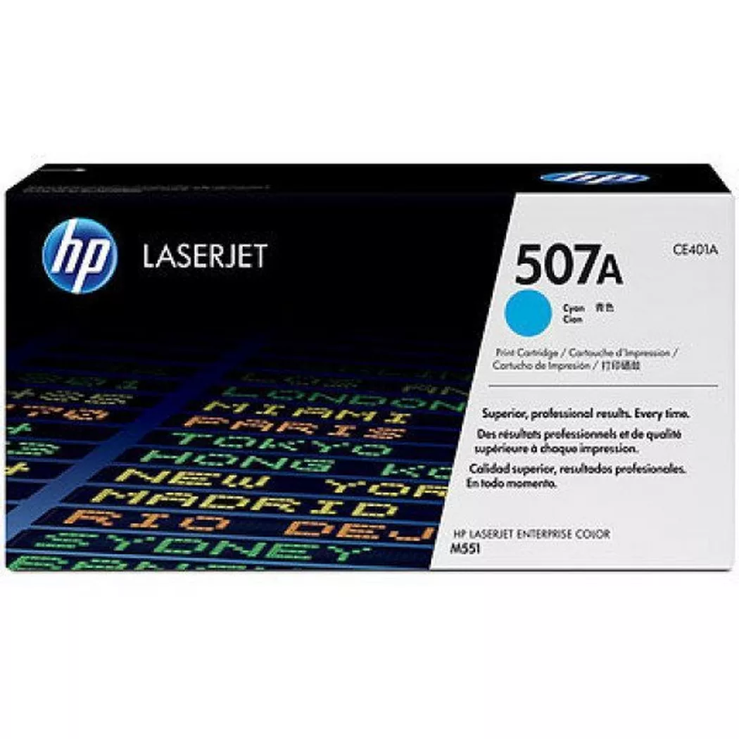 Hewlett-Packard – HP Toner-Modul 507A cyan CE401A LJ Enterprise 500 Col. 6000 S., One Size
