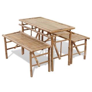 VidaXL Table de pique-nique bois  