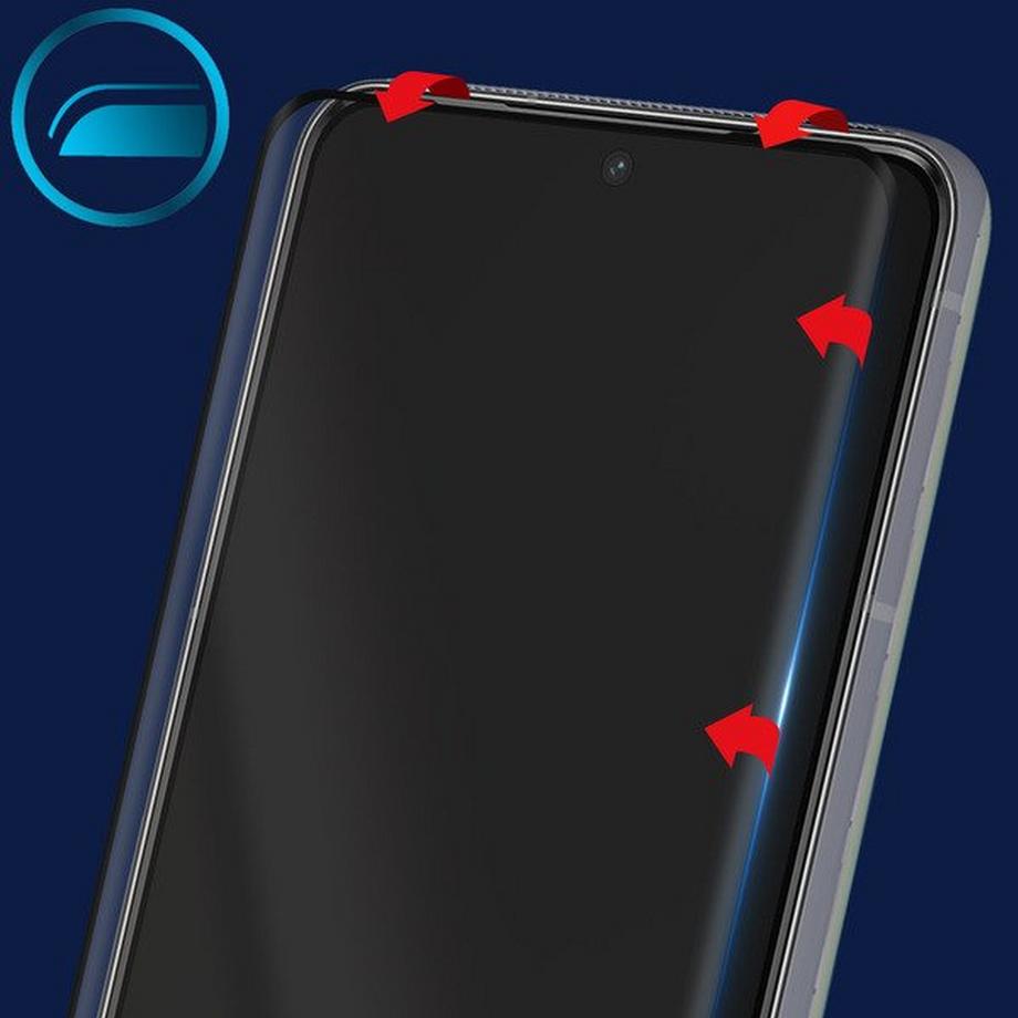 Avizar  Verre Trempé Samsung S21 Ultra Noir 