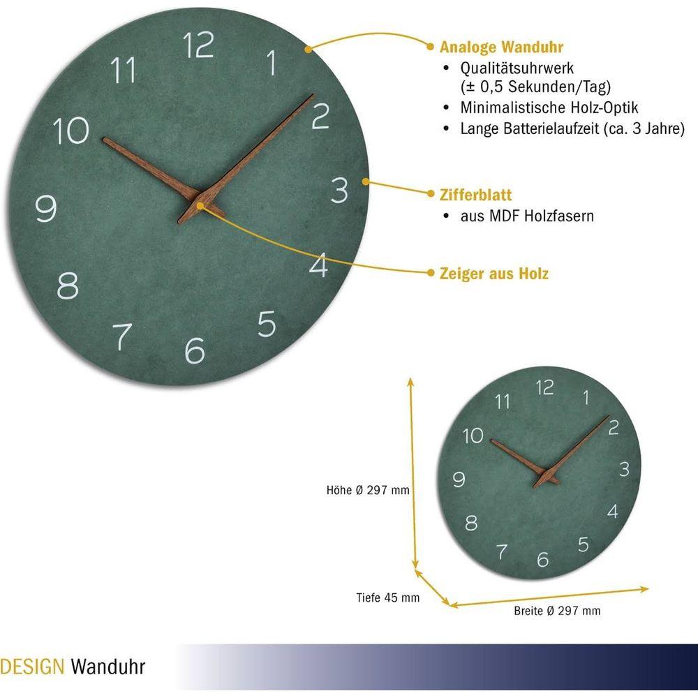 TFA Dostmann Analoge Wanduhr  